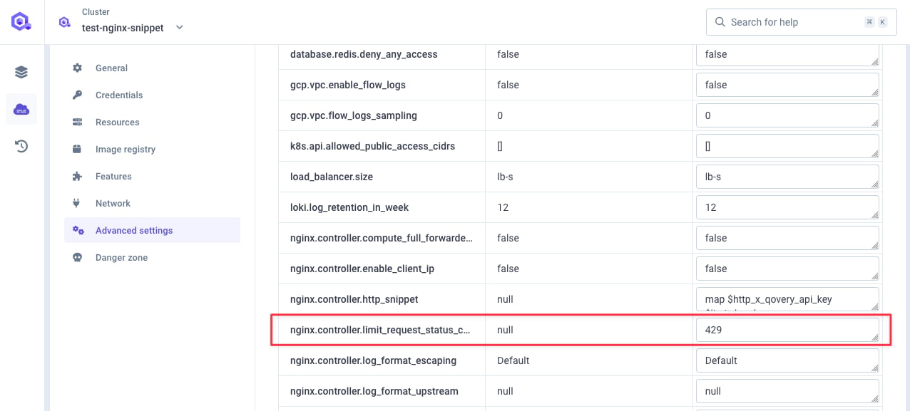 Custom HTTP status code