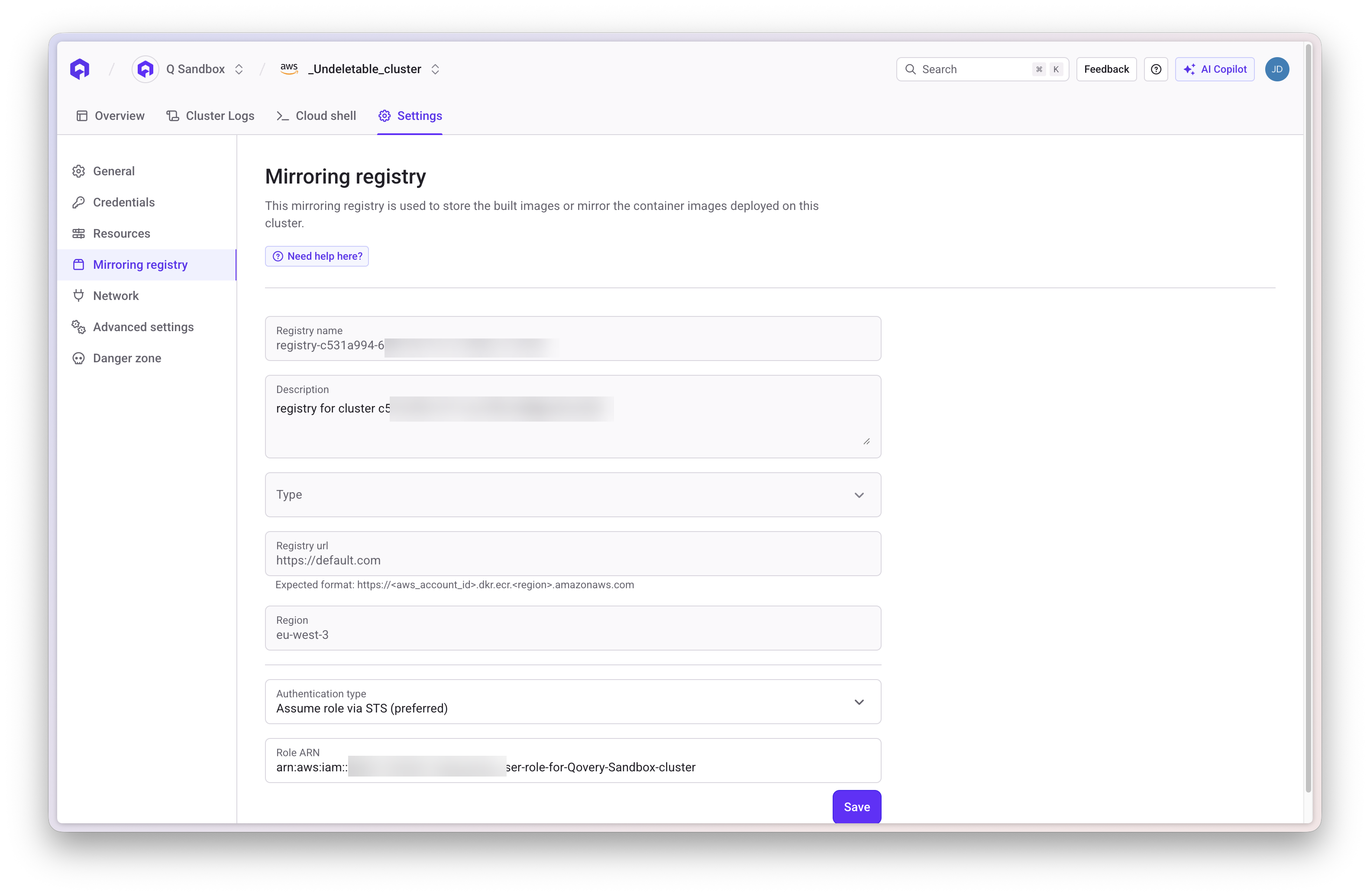 Mirror Registry
