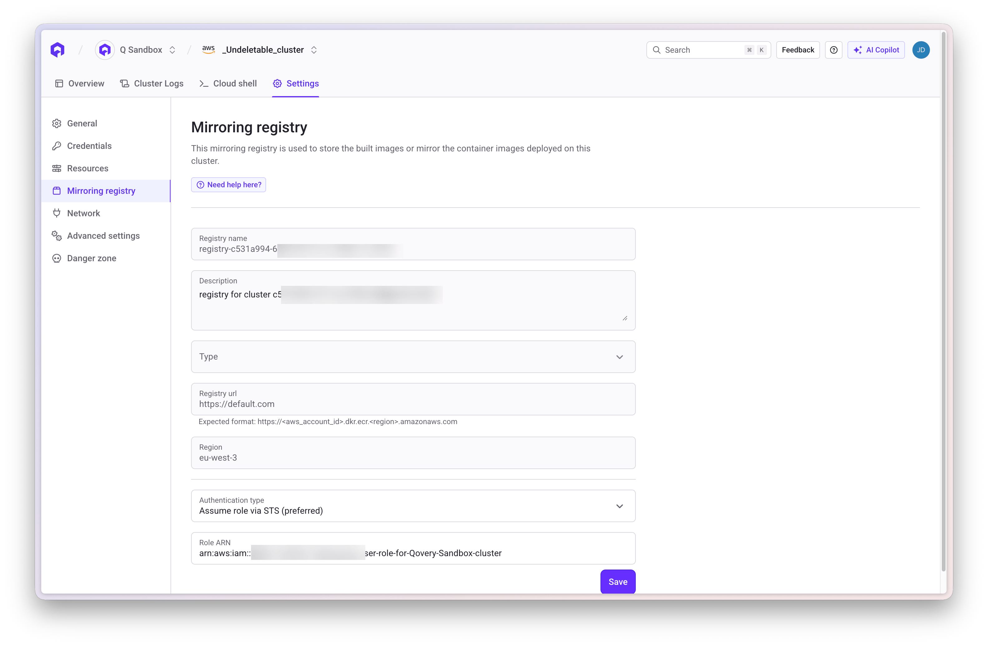 Mirror Registry