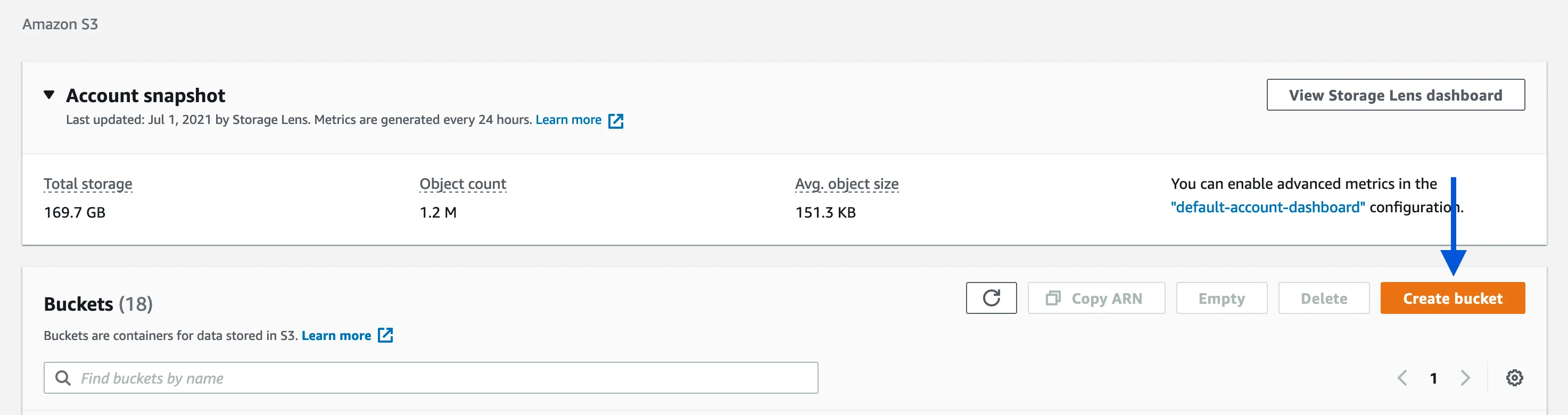 AWS S3 bucket creation