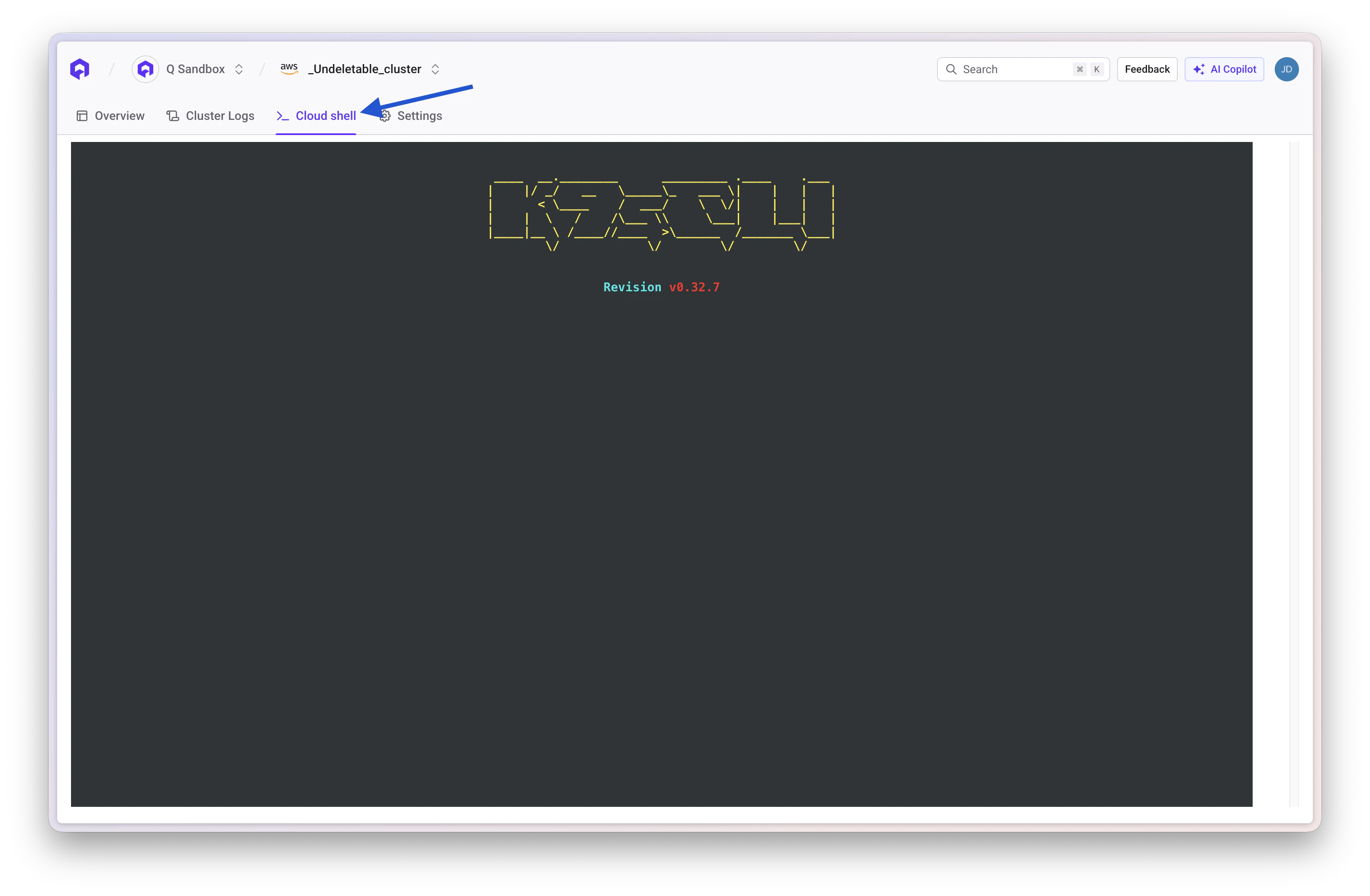 Cluster Shell Access