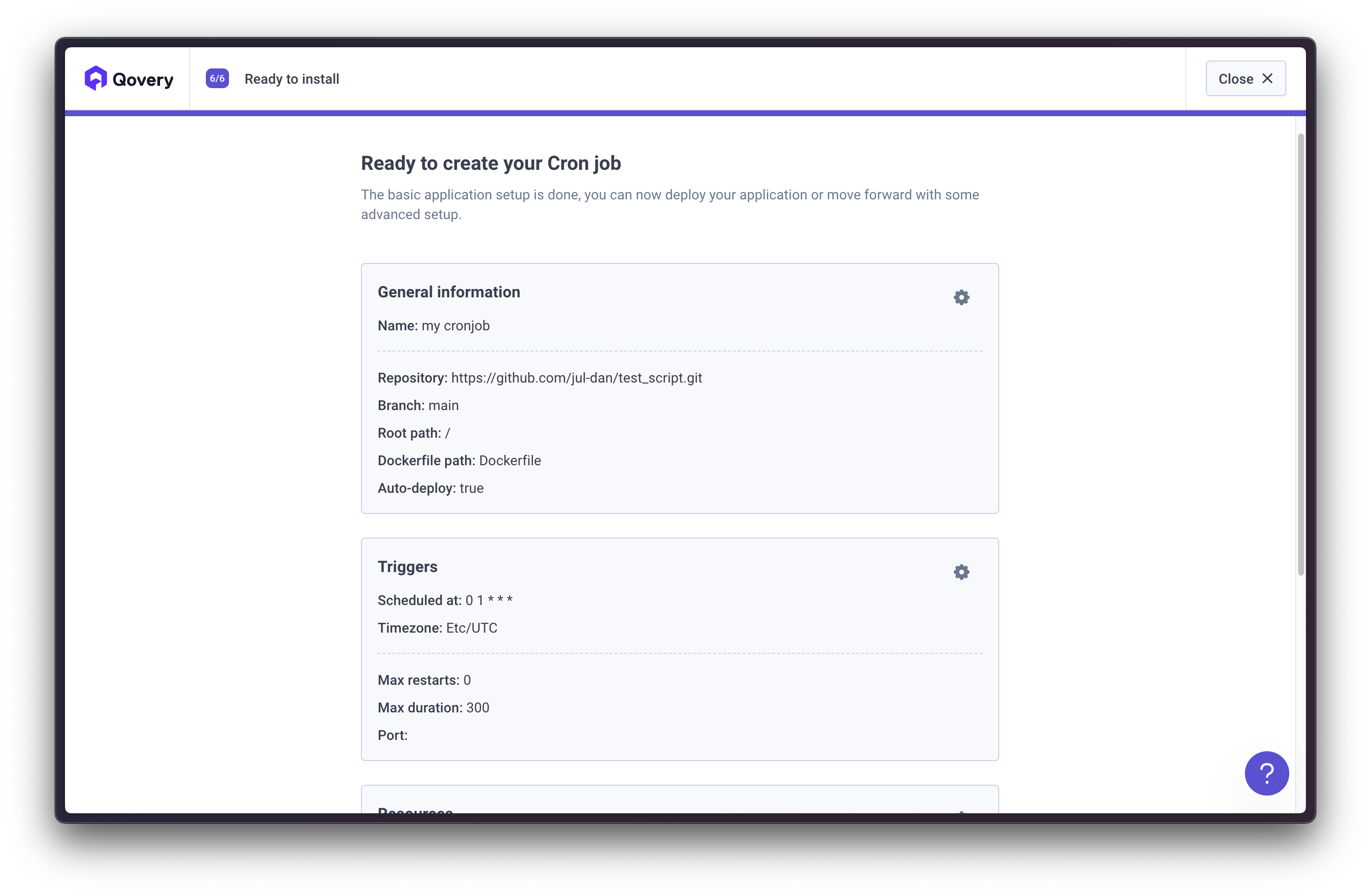 Lifecycle Job Configuration