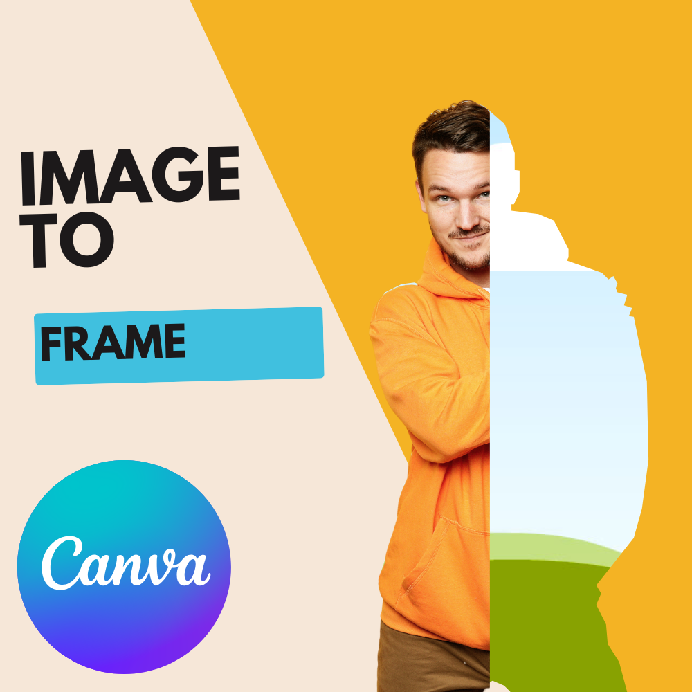 Hero image showing Image to Frames feature demonstration with person silhouette frame example