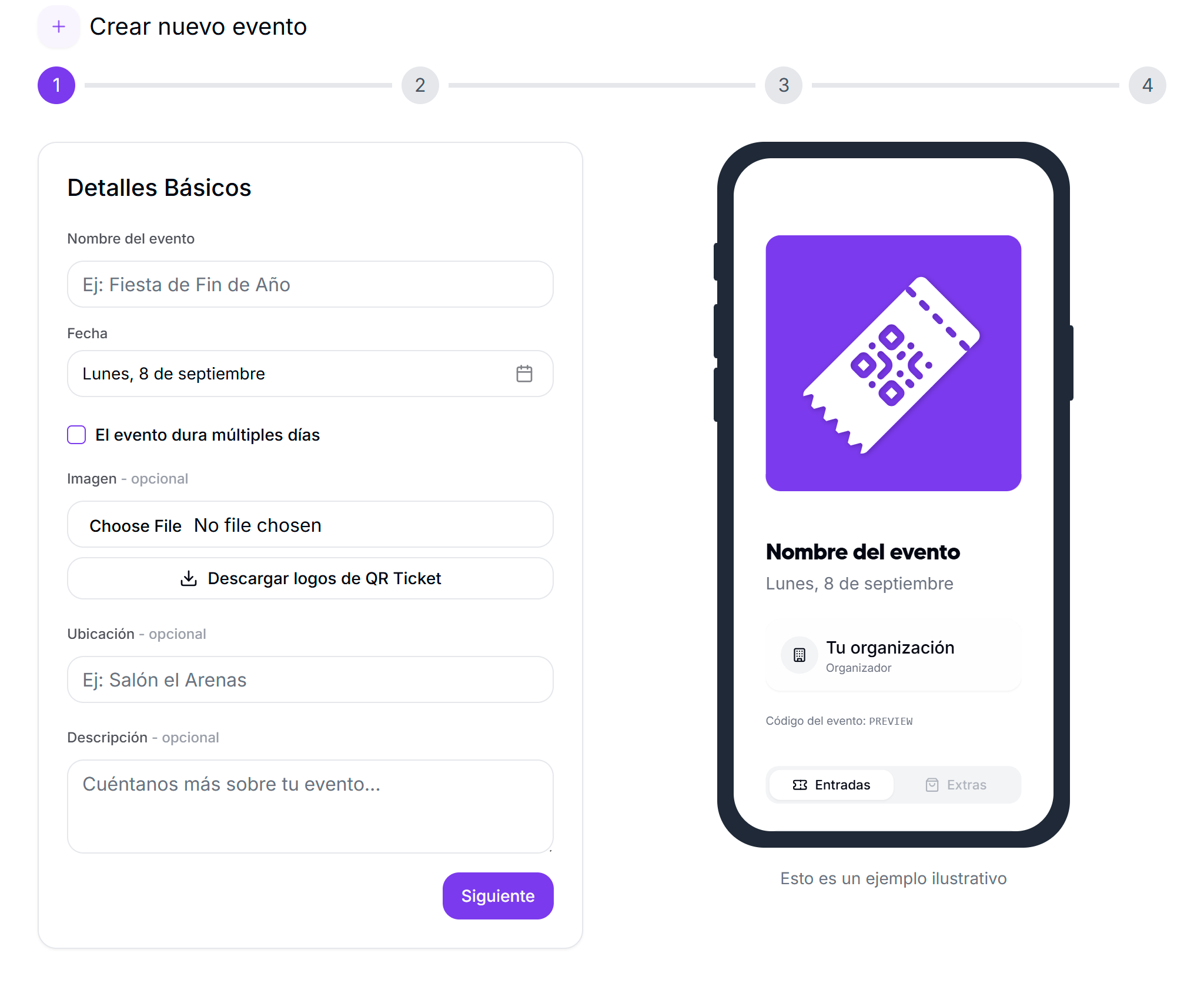 Qrticket App Create Event Pn