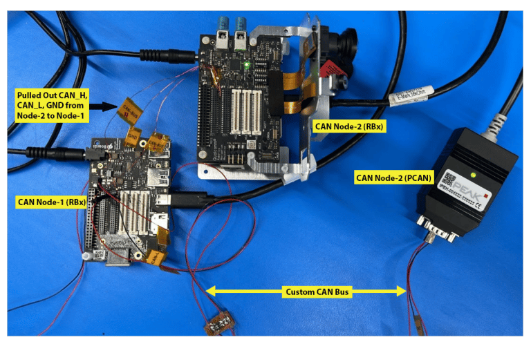 CAN USB FD, external resistor, and device connection