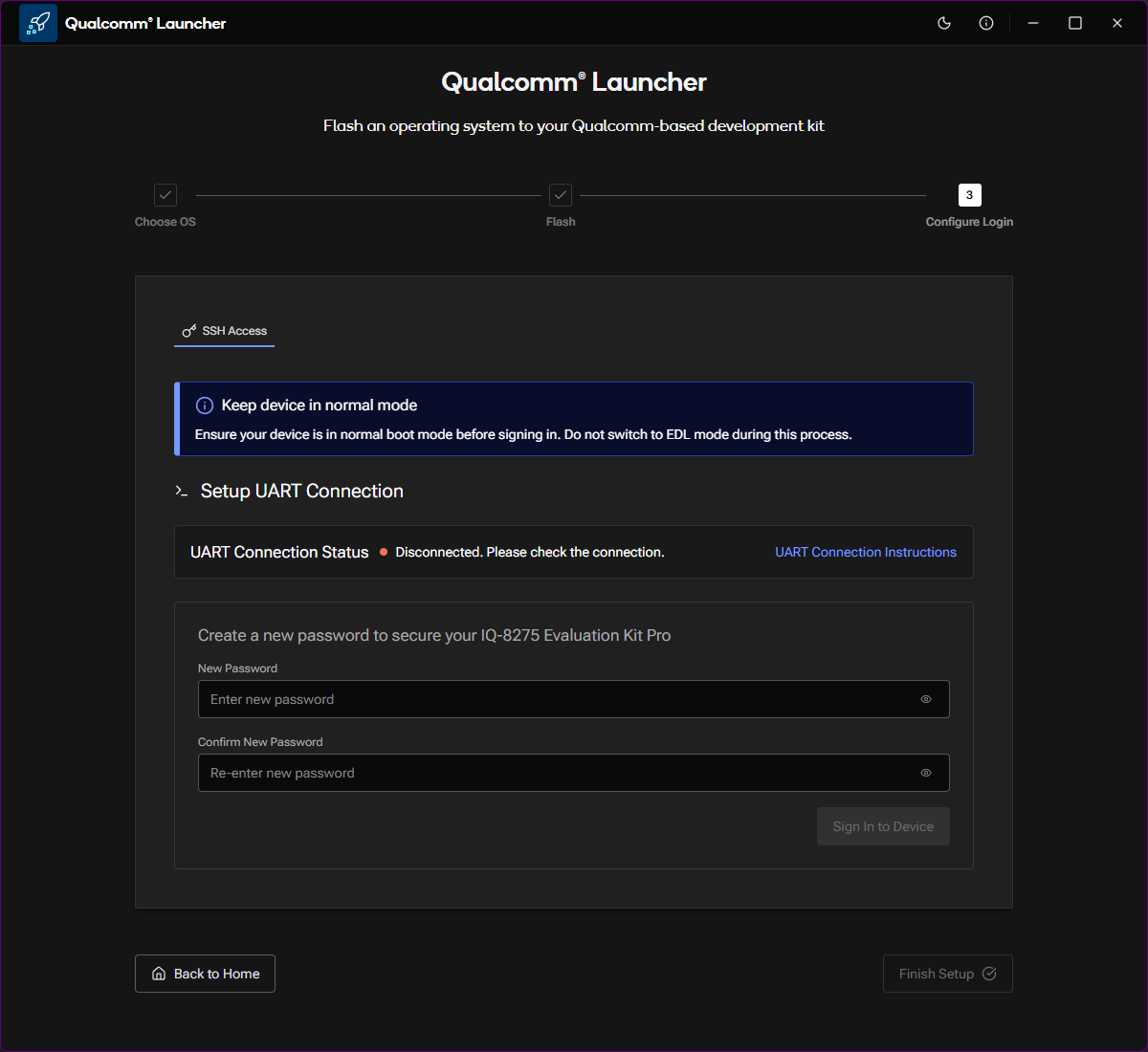 Configure Login screen