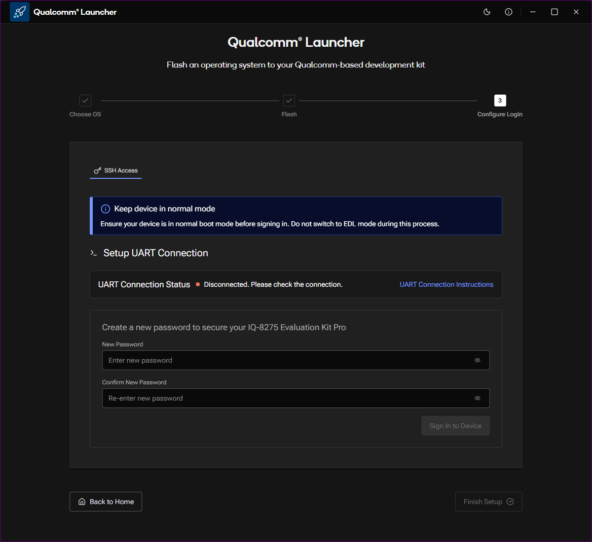 Configure Login screen