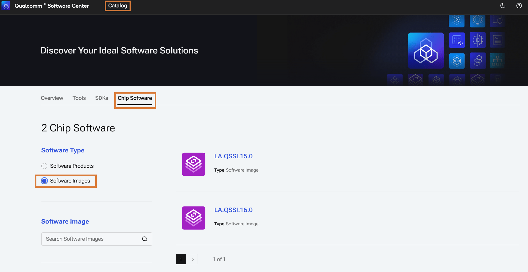 Software images