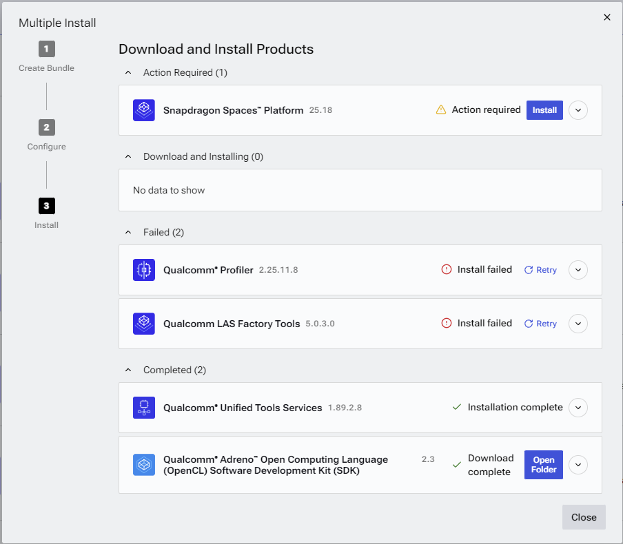 Download software center