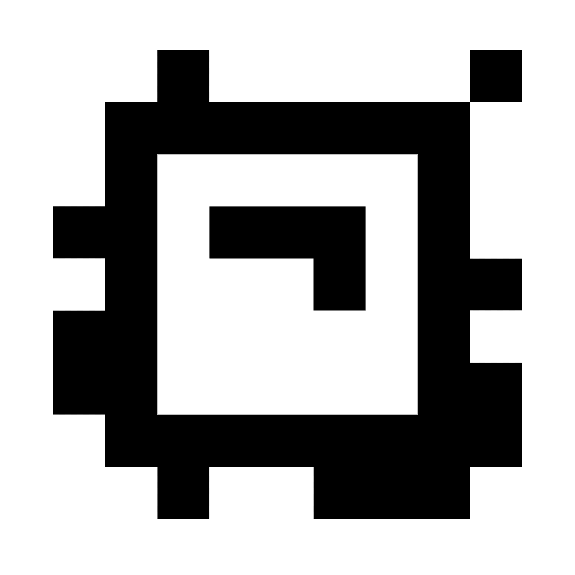 AprilTag marker from the tagStandard41h12 family encoding identifier 3.