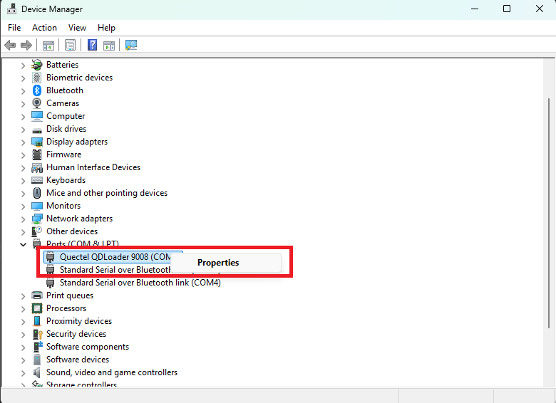 Device Properties
