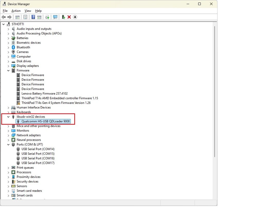 Check Device Manager