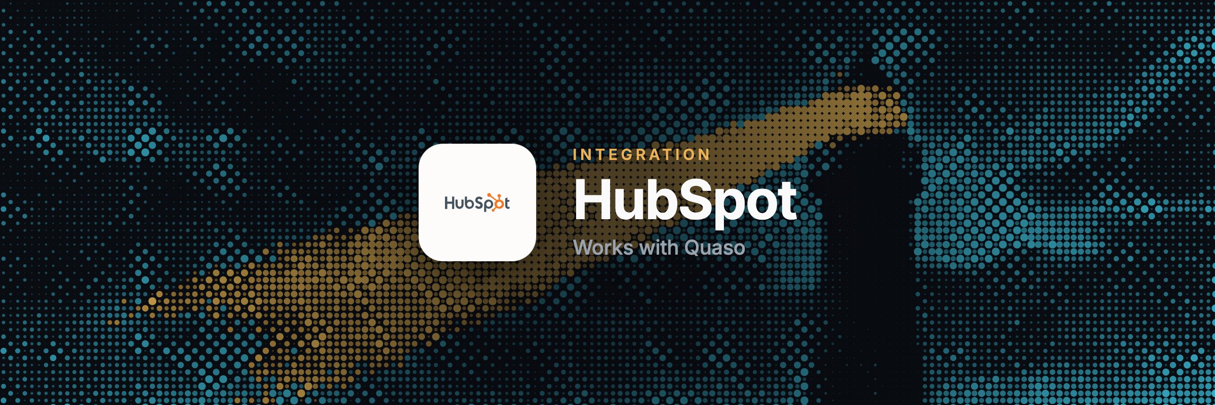 HubSpot works with Quaso