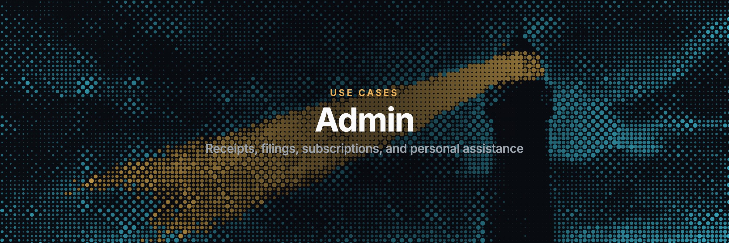 Admin use cases