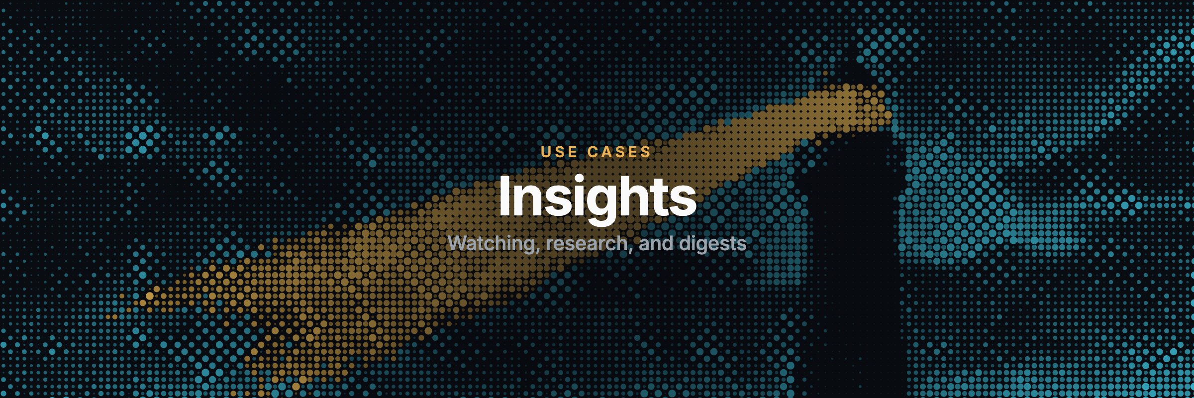 Insights use cases