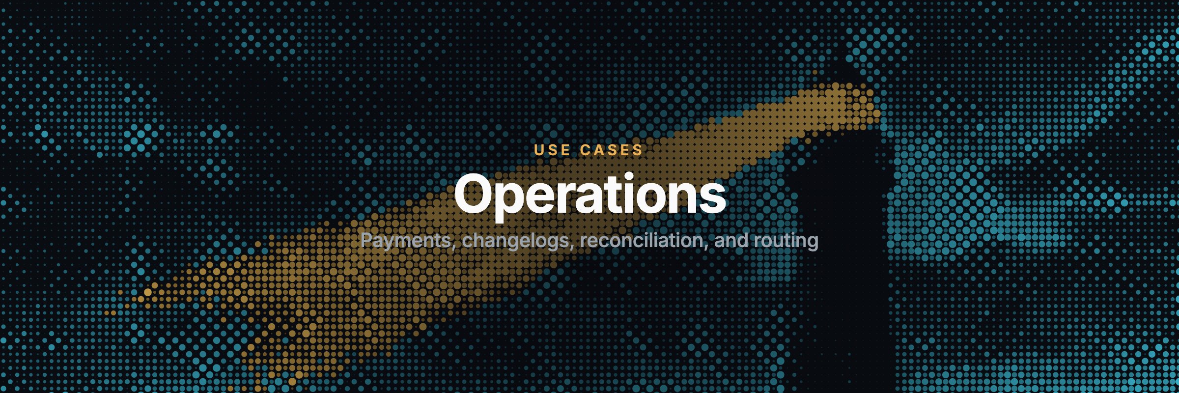 Operations use cases