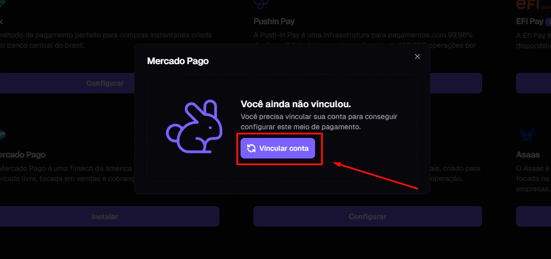 Vincular Mercado Pago