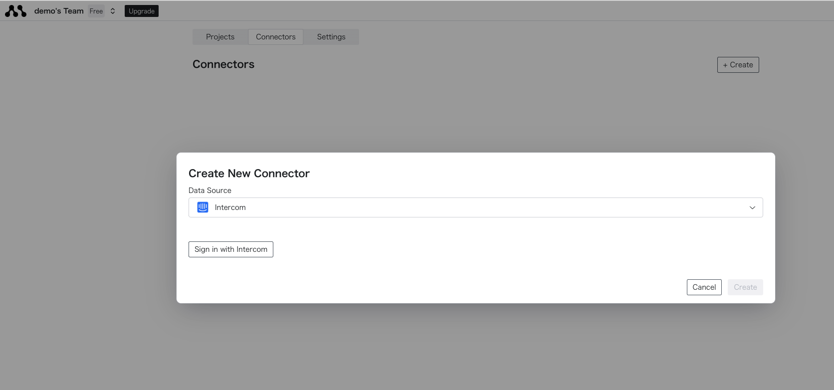 Intercom Connection Create