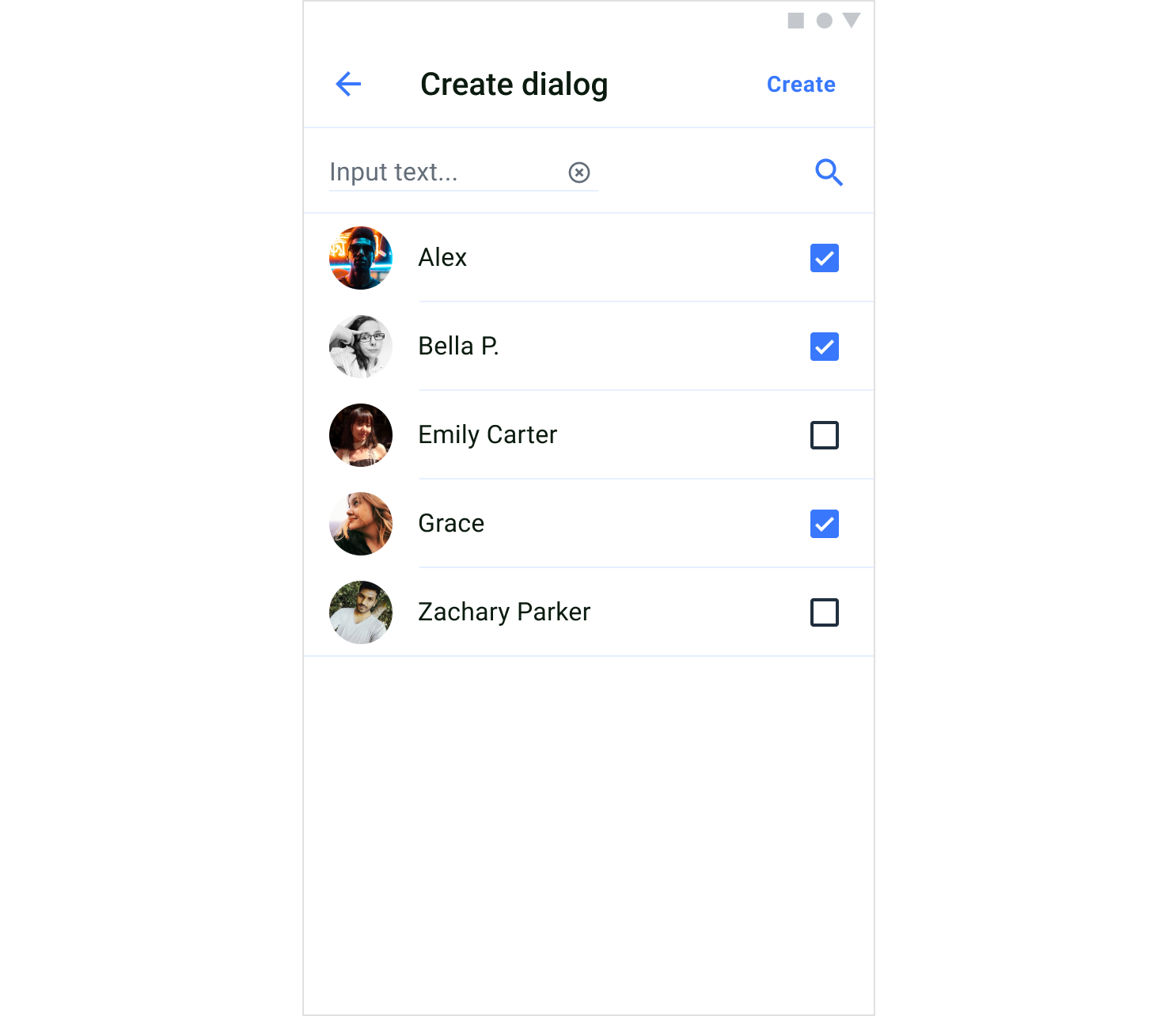 User List