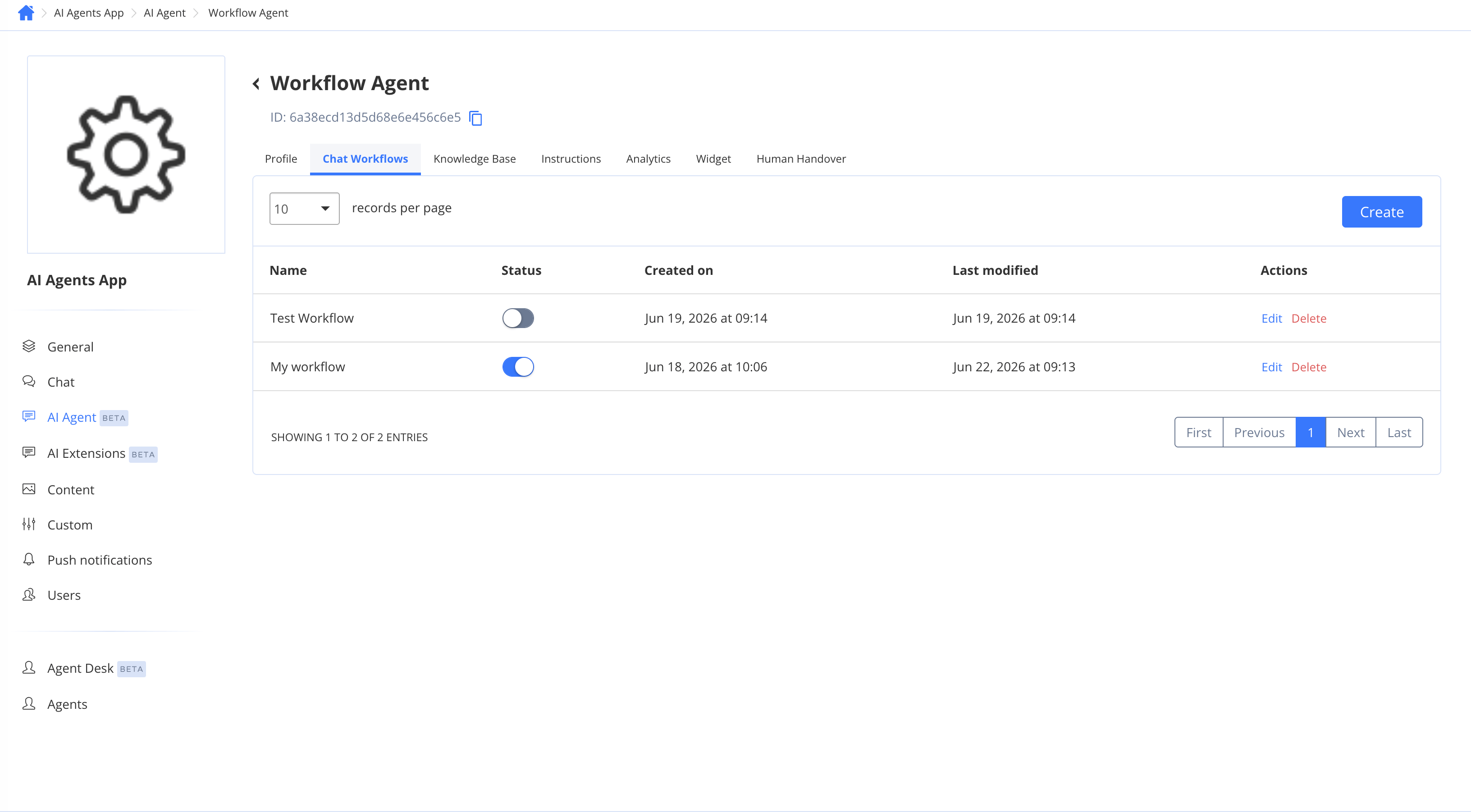 Several Workflows