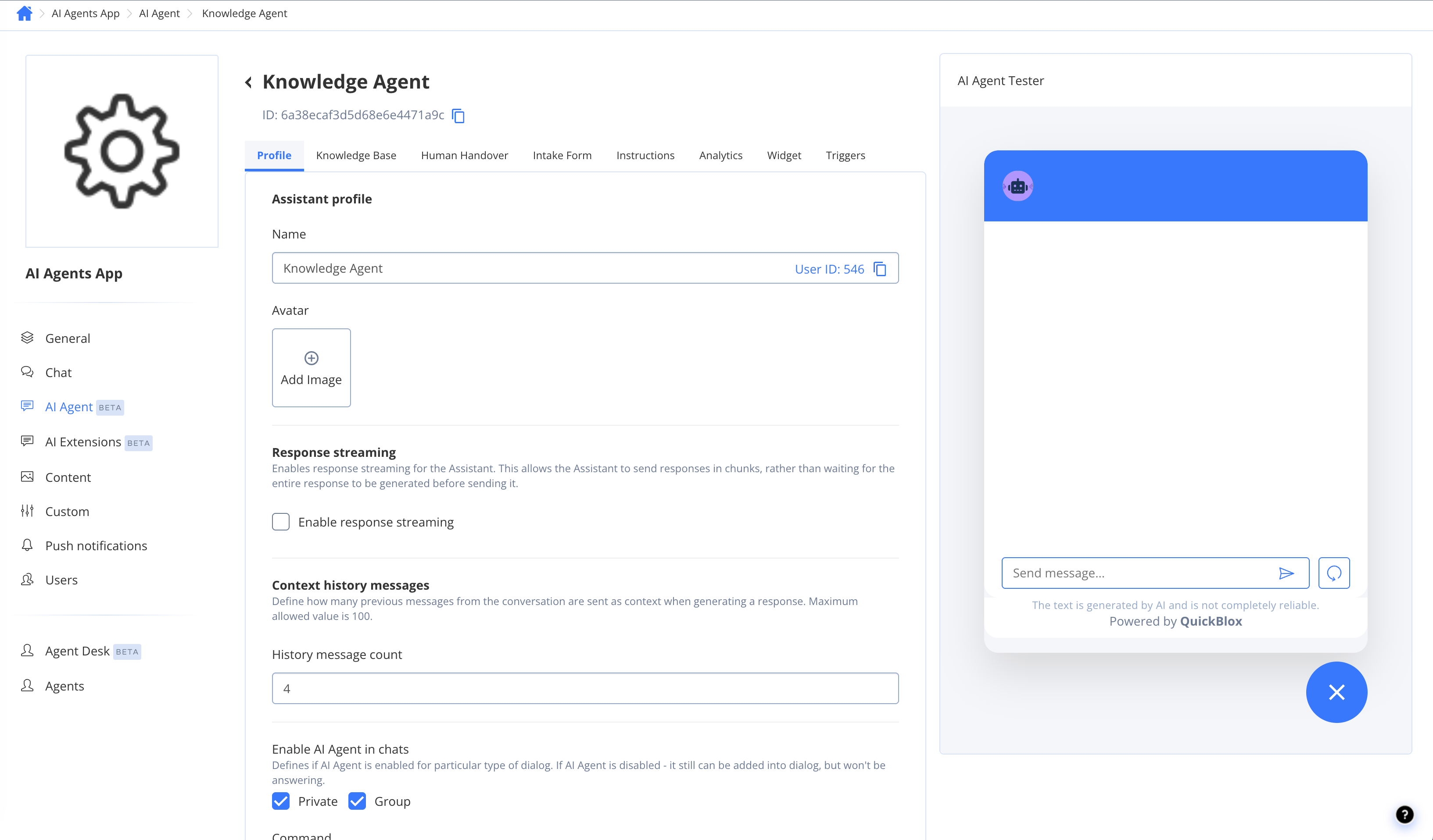 Create AI Agent