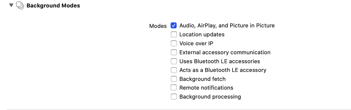 add permissions for Audio, AirPlay, and Picture in Picture for iOS app