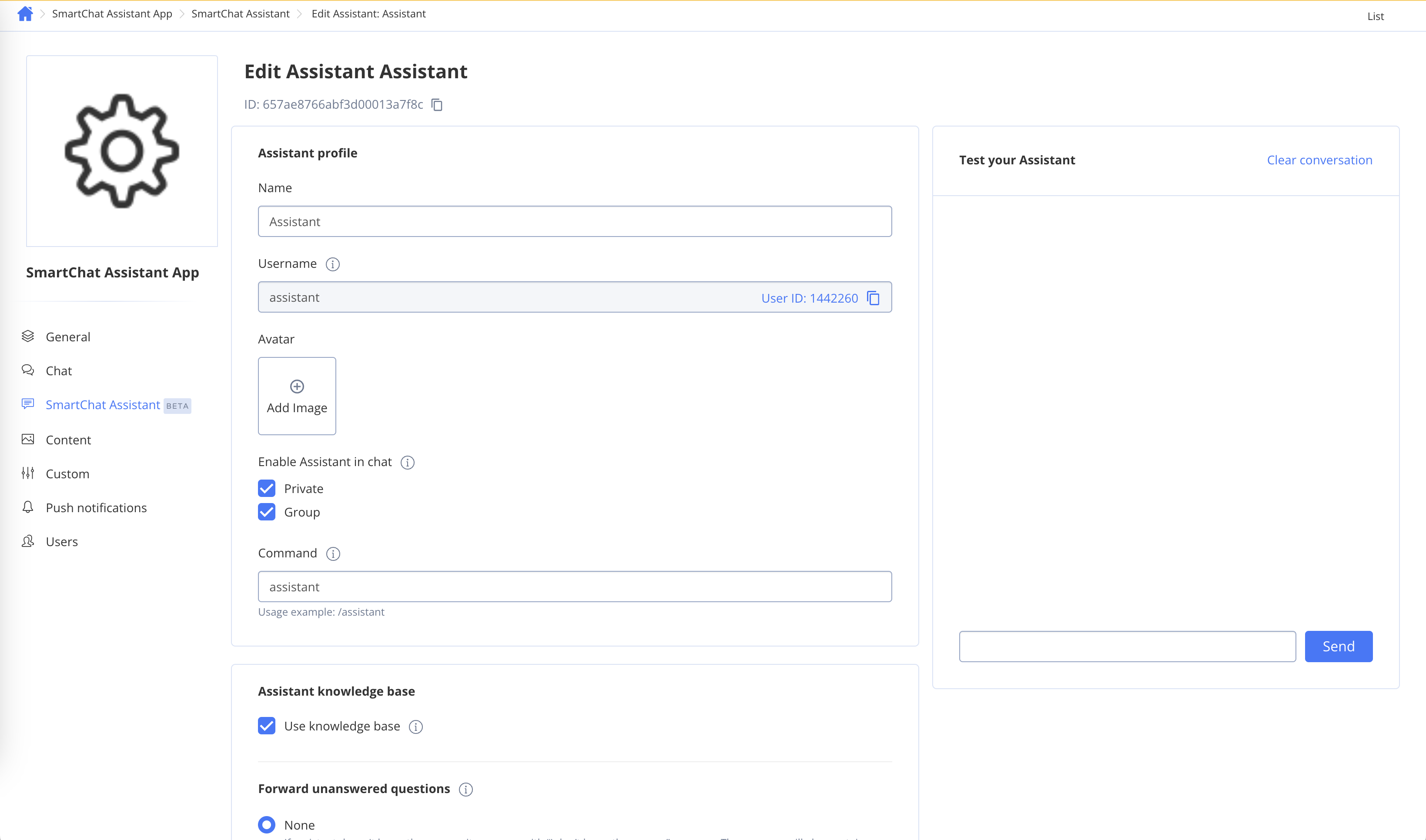 Review SmartChat Assistant