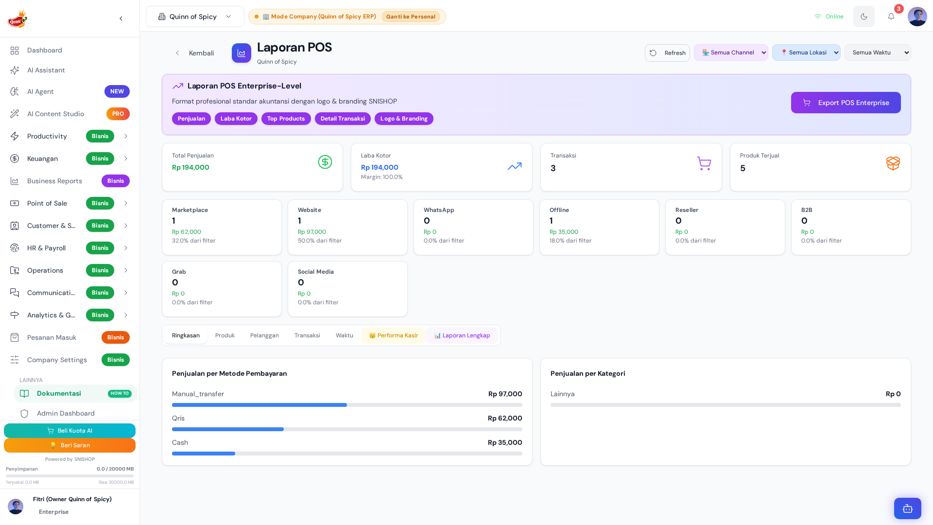 POS Reports