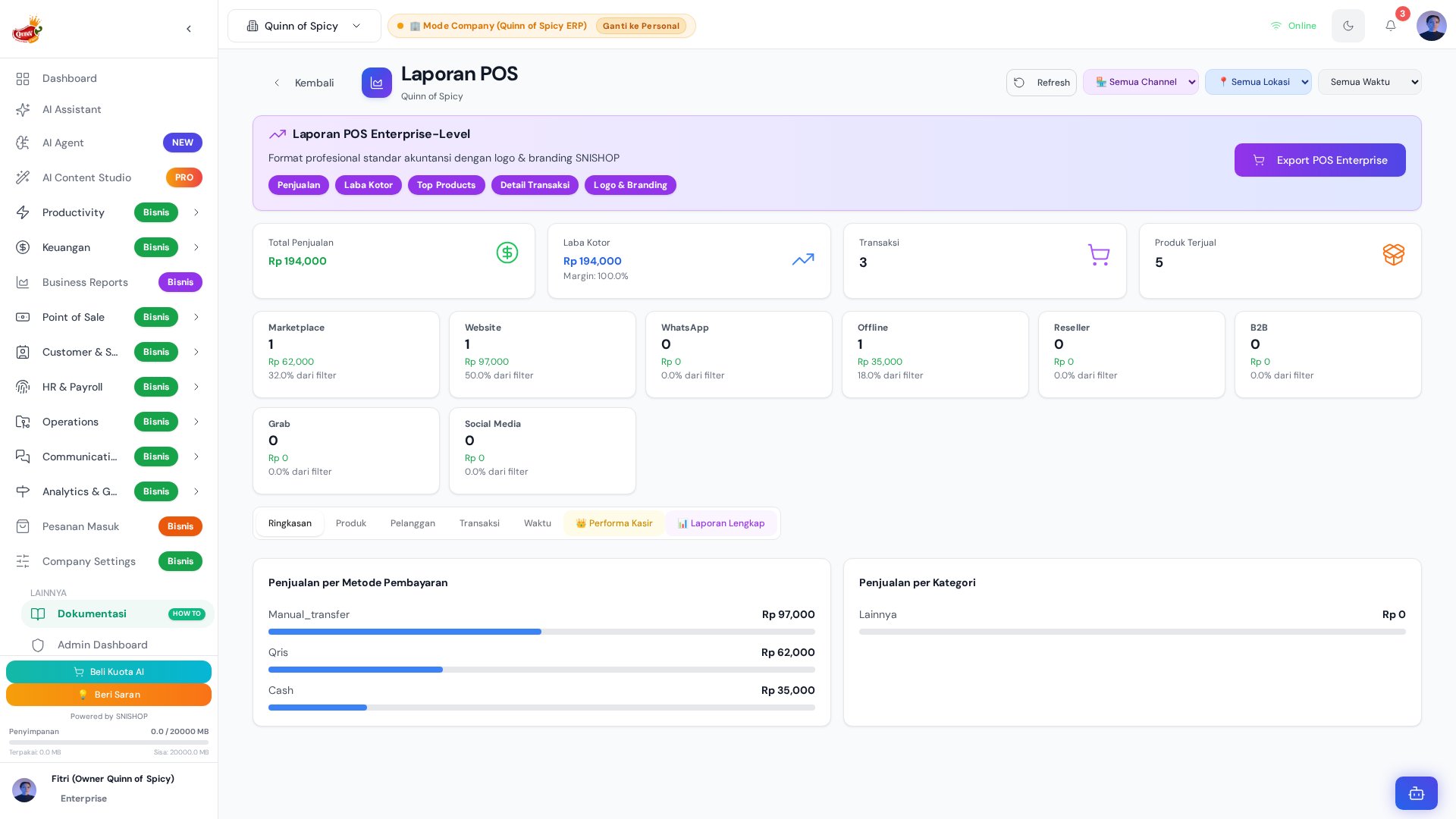 POS Reports