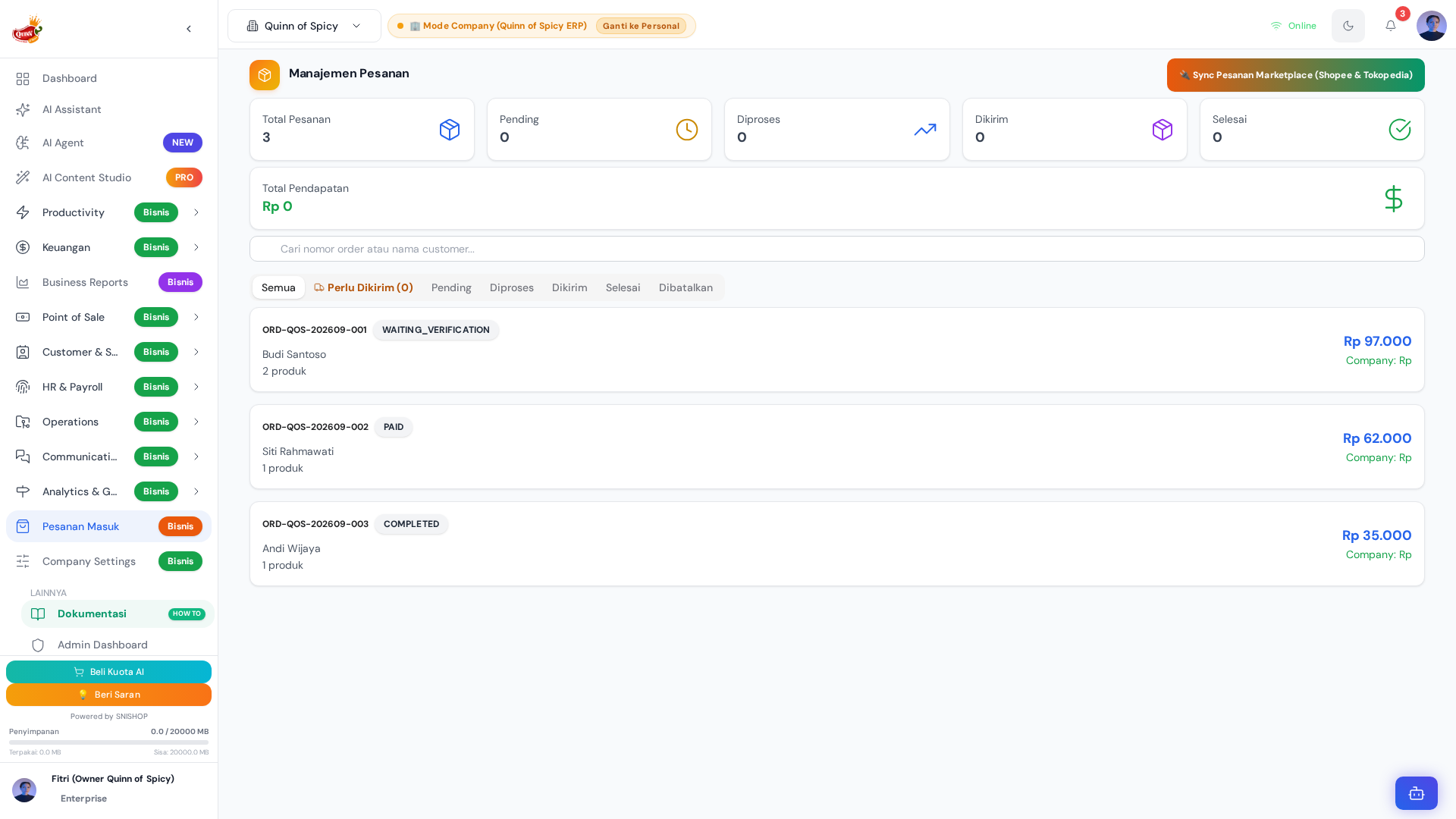 Order Management