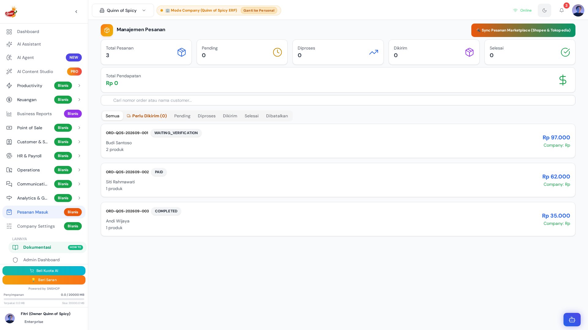 Order Management