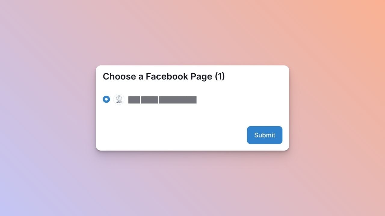 FB Page Select Jp