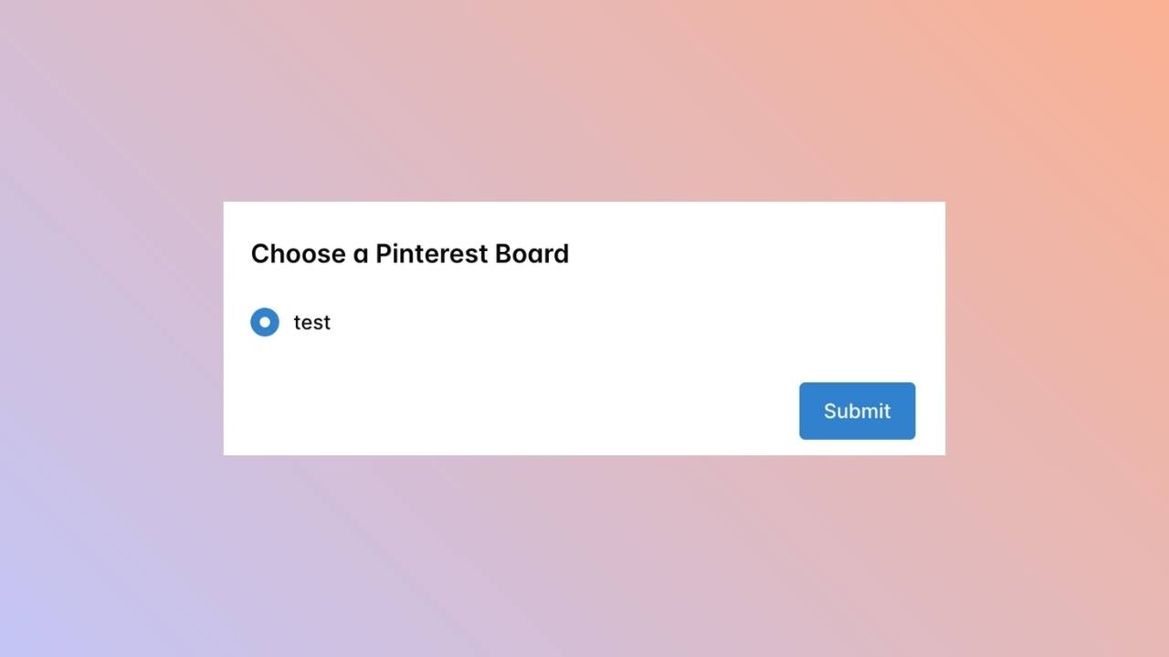 Pinterest Board Select Jp