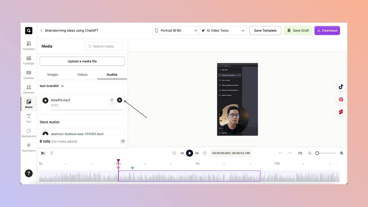 Add Music To Clips Add Jp