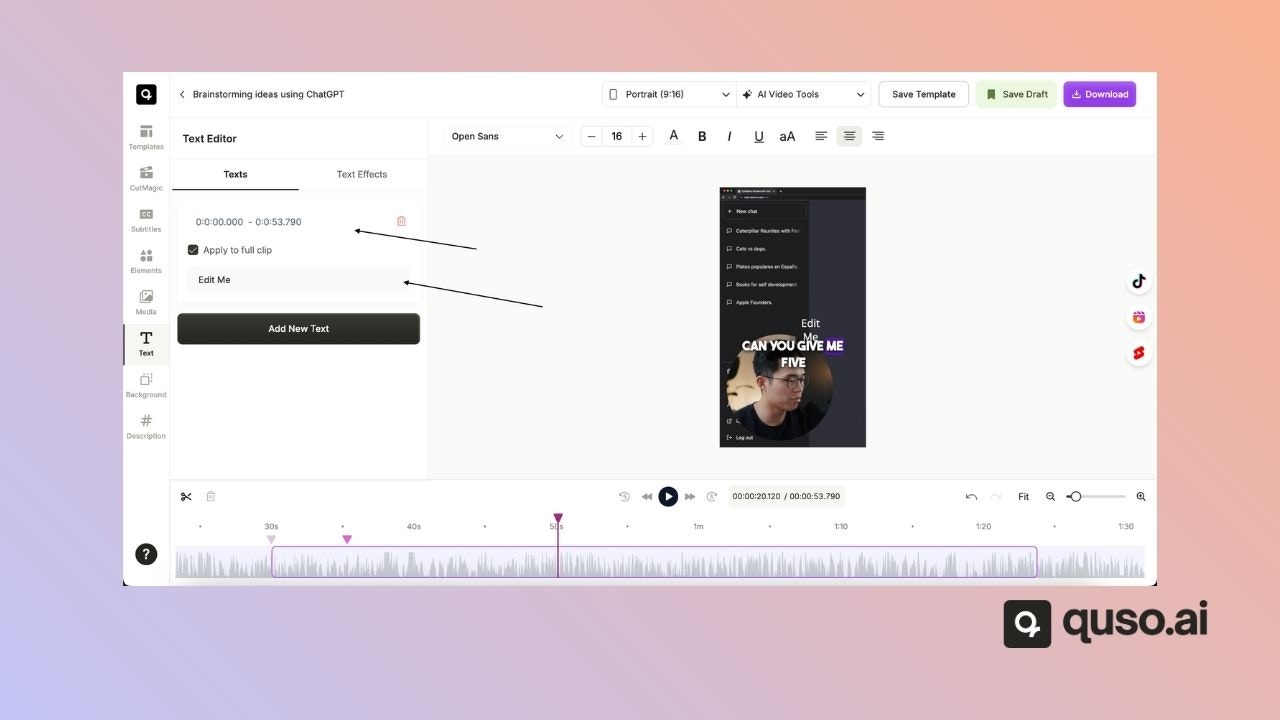 Add Text To Video 3 Jp