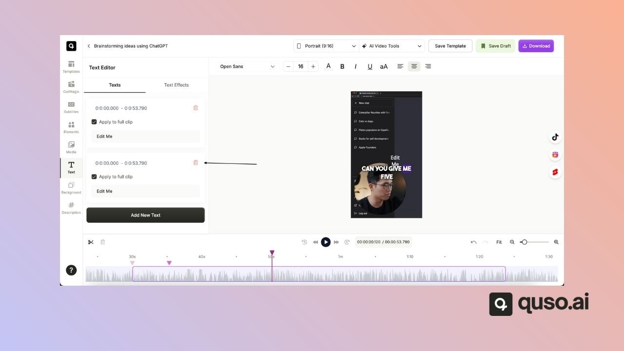 Add Text To Video 4 Jp