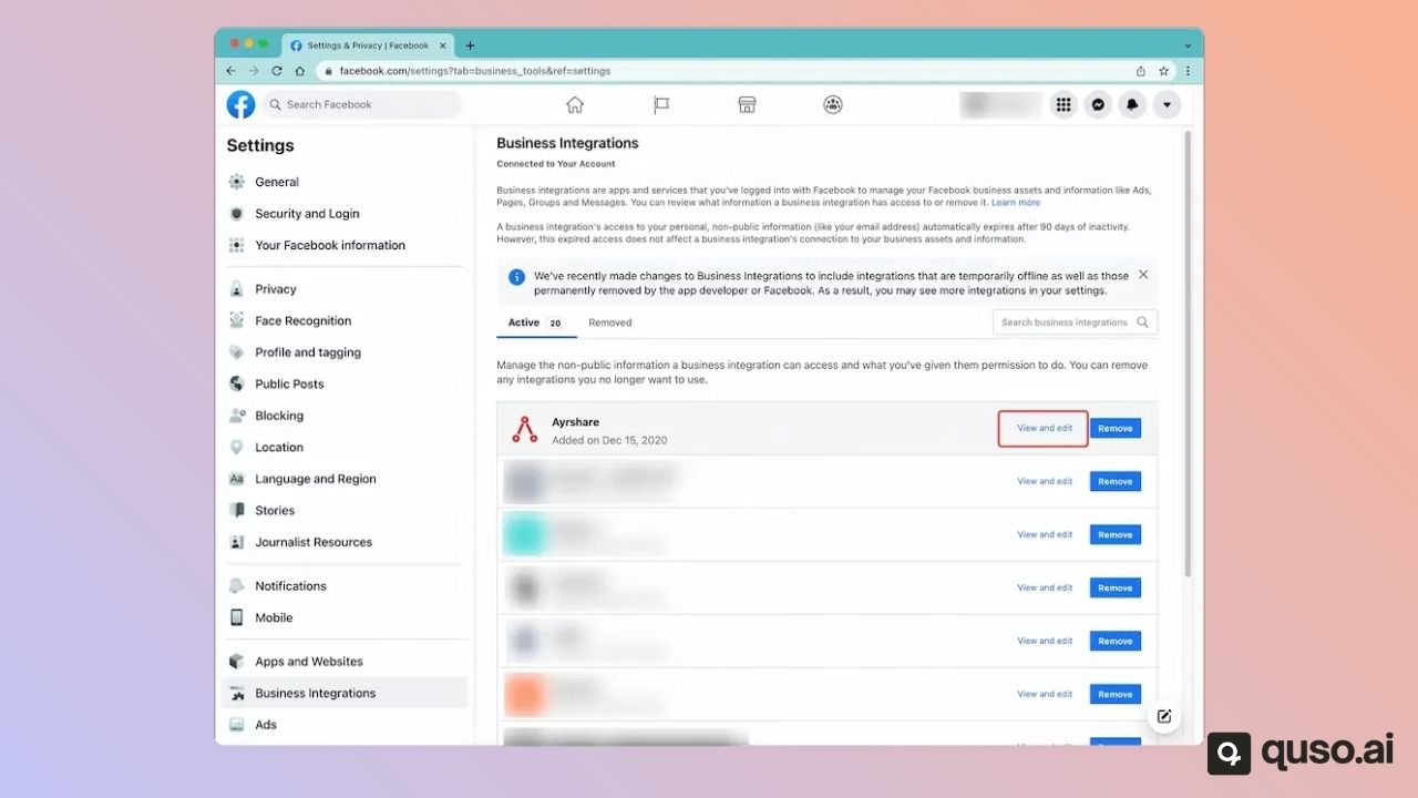 Facebook Posting Issues - quso.ai Help Center