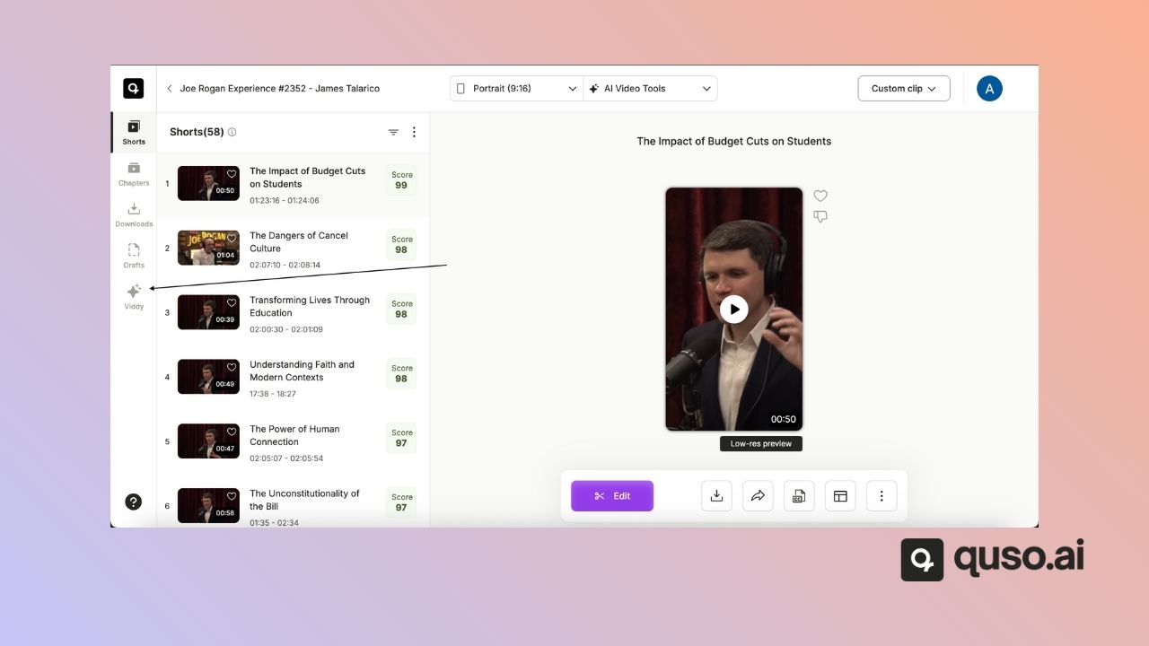 Viddy: ChatGPT for your Video - quso.ai Help Center