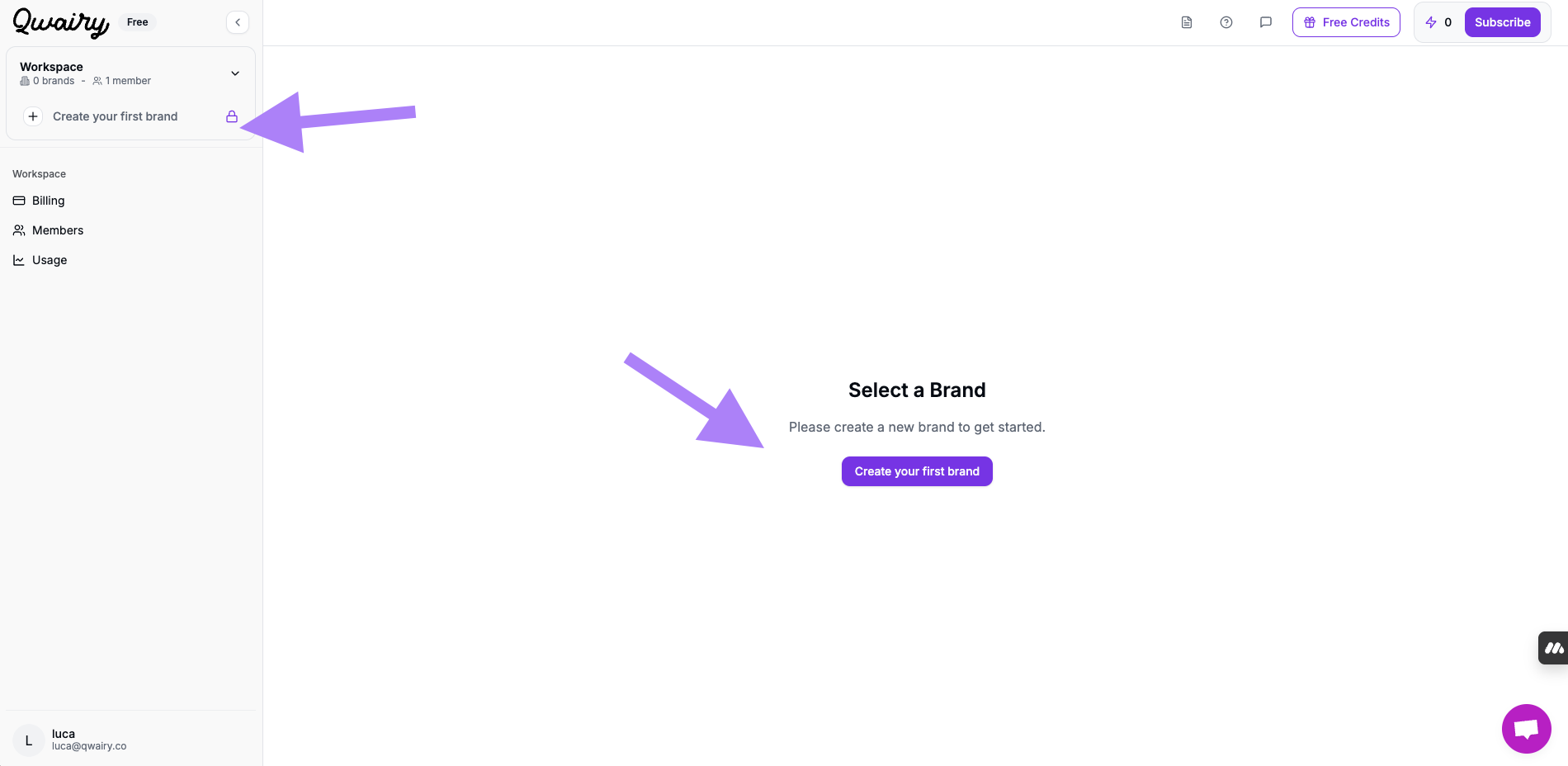 Add A Brand On Qwairy Pn