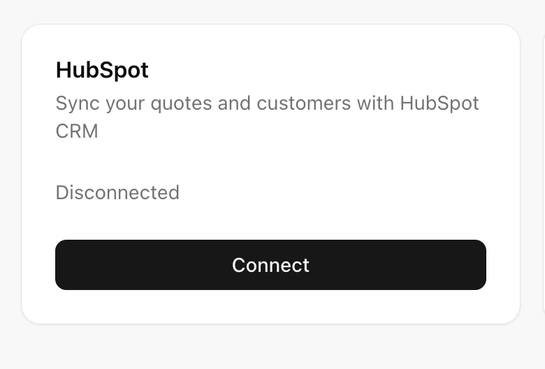 hubspot-connection hubspot connection