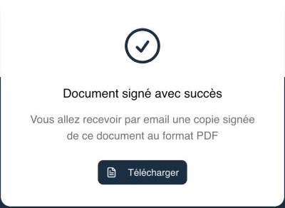 Document signed successfully