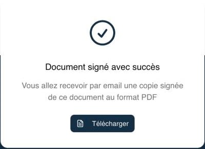 Document signed successfully