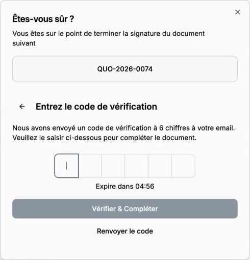6-digit verification code entry
