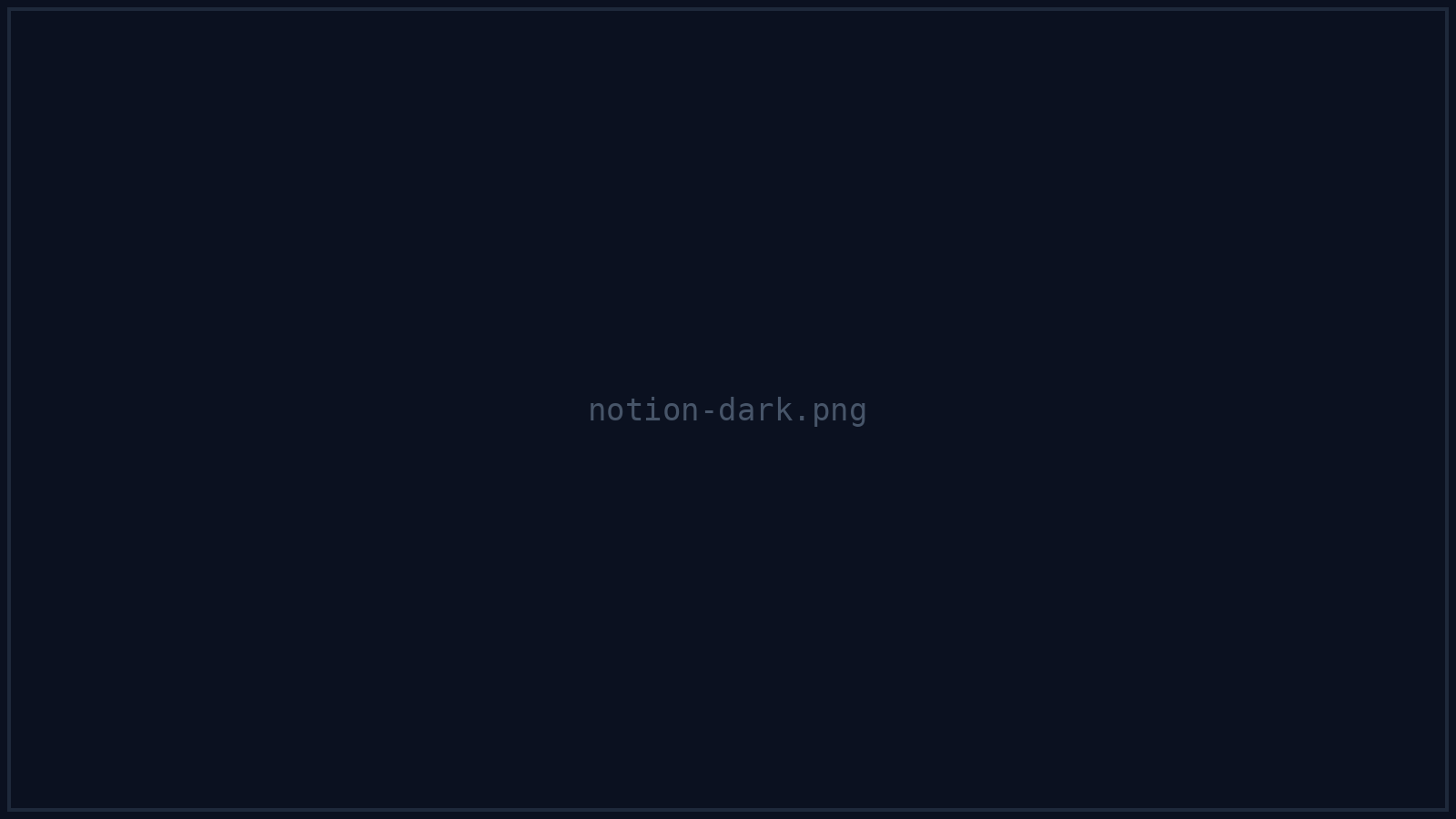 The Notion sync panel with the page and database picker