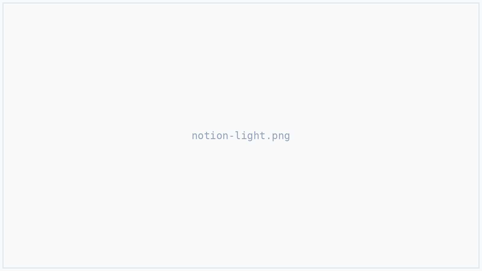 The Notion sync panel with the page and database picker