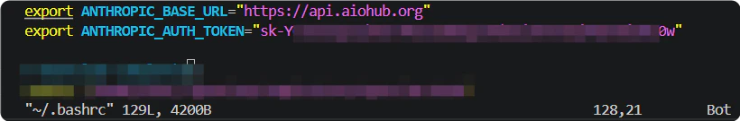 Configuring Claude Code environment variables
