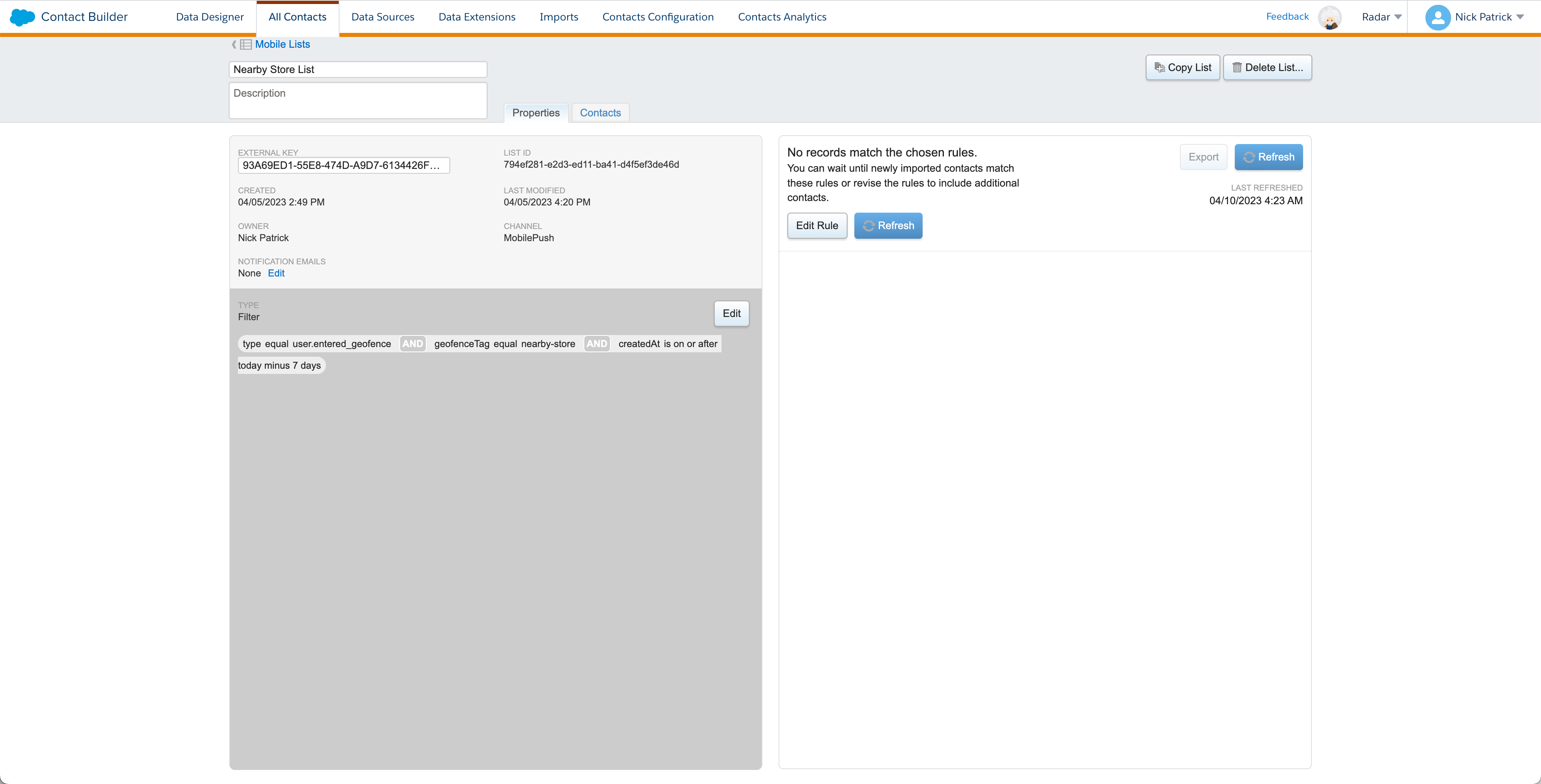 Salesforce Message All Users Pn