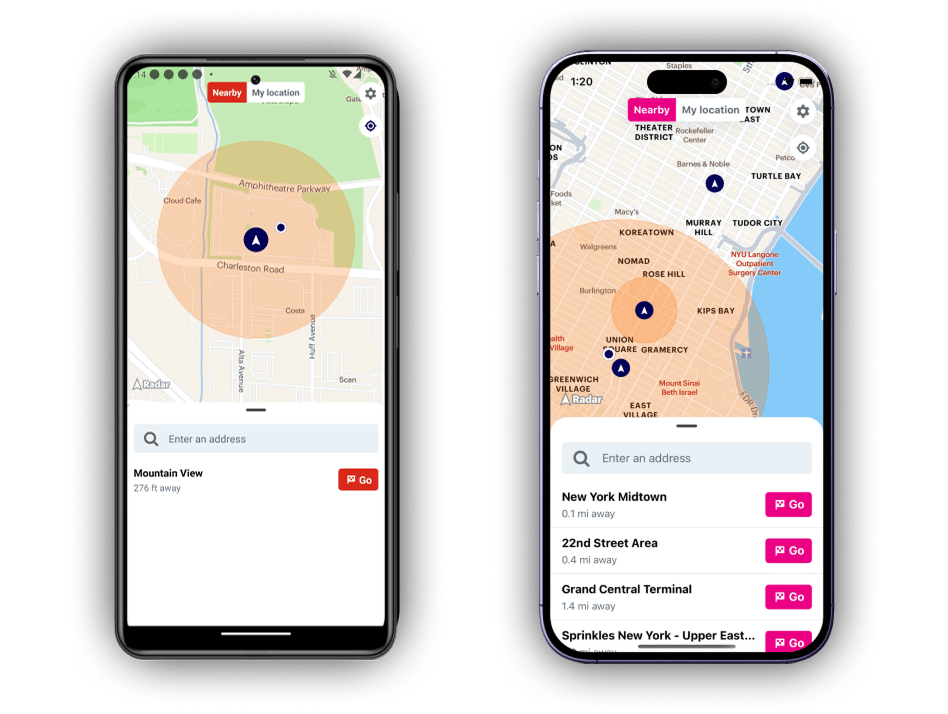 Android Ios Waypoint Pn