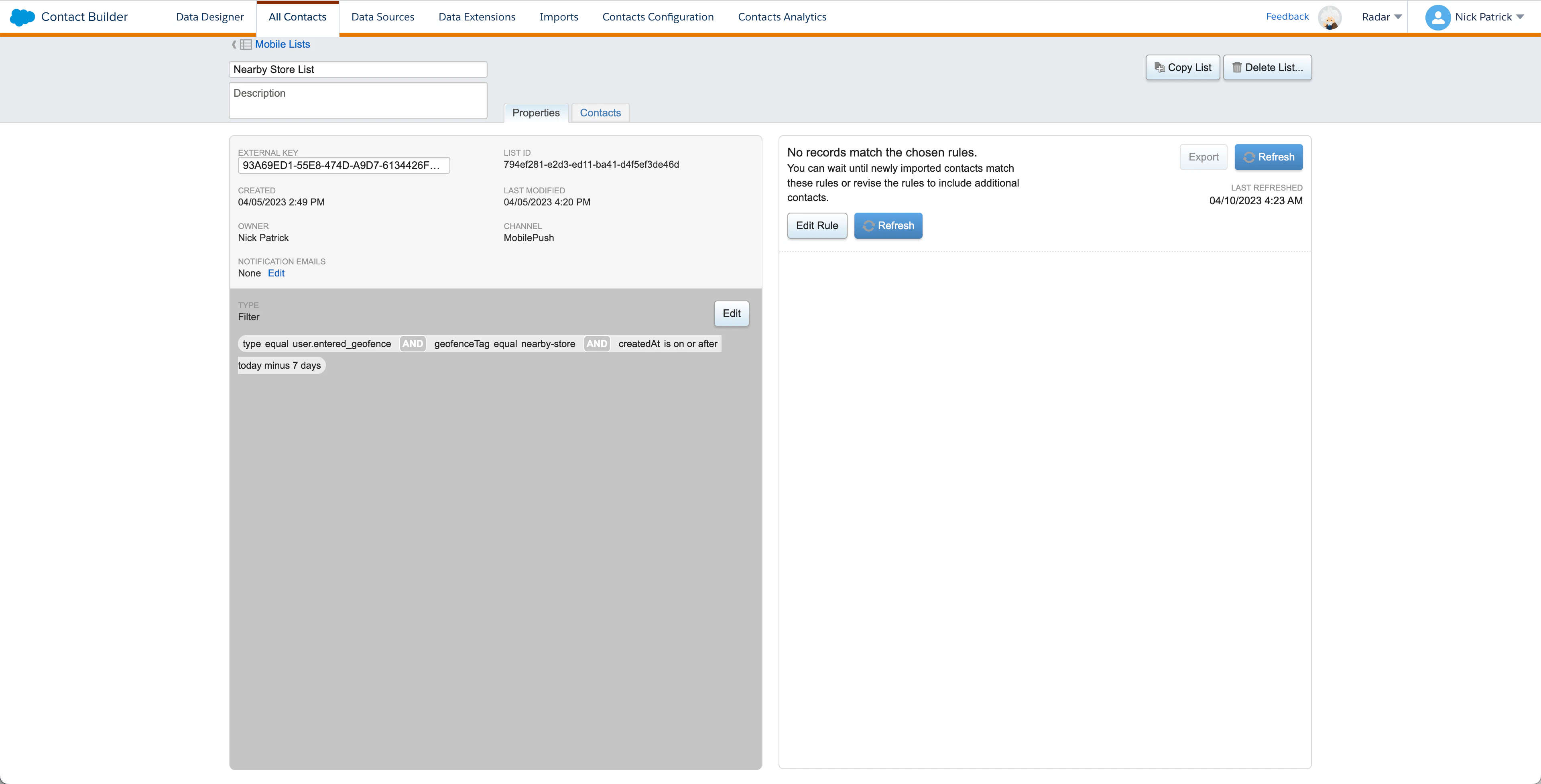 Salesforce Message All Users Pn