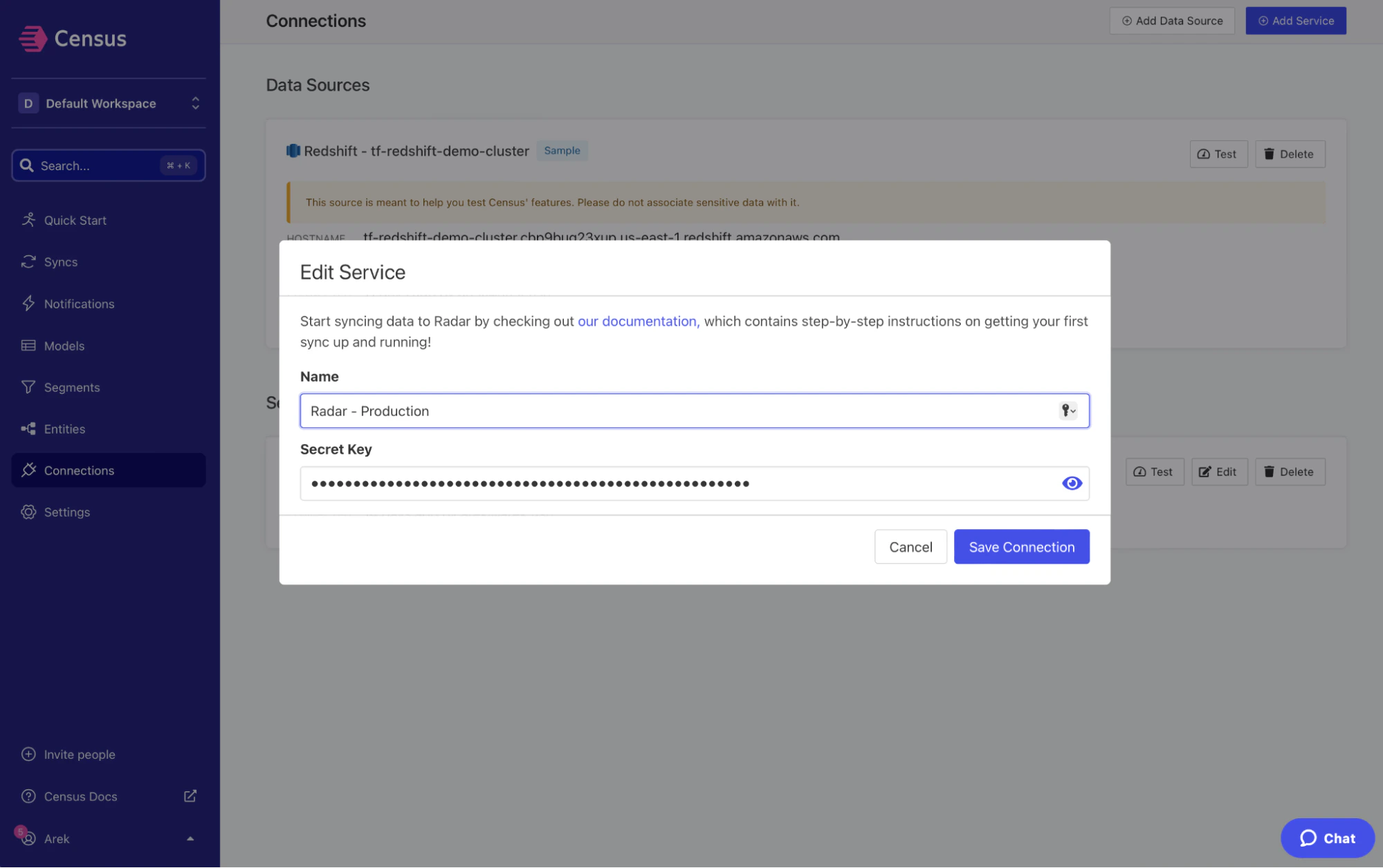 Create geofence services